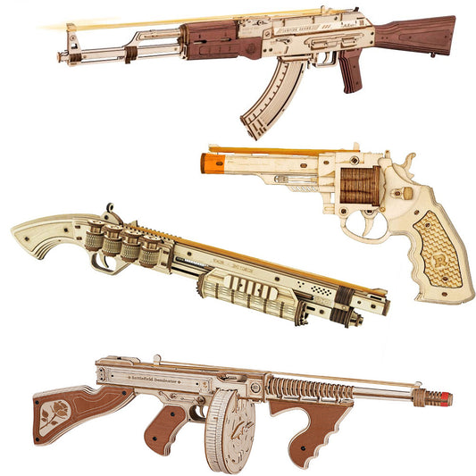 Wooden Puzzle Gun Toys - UniCare